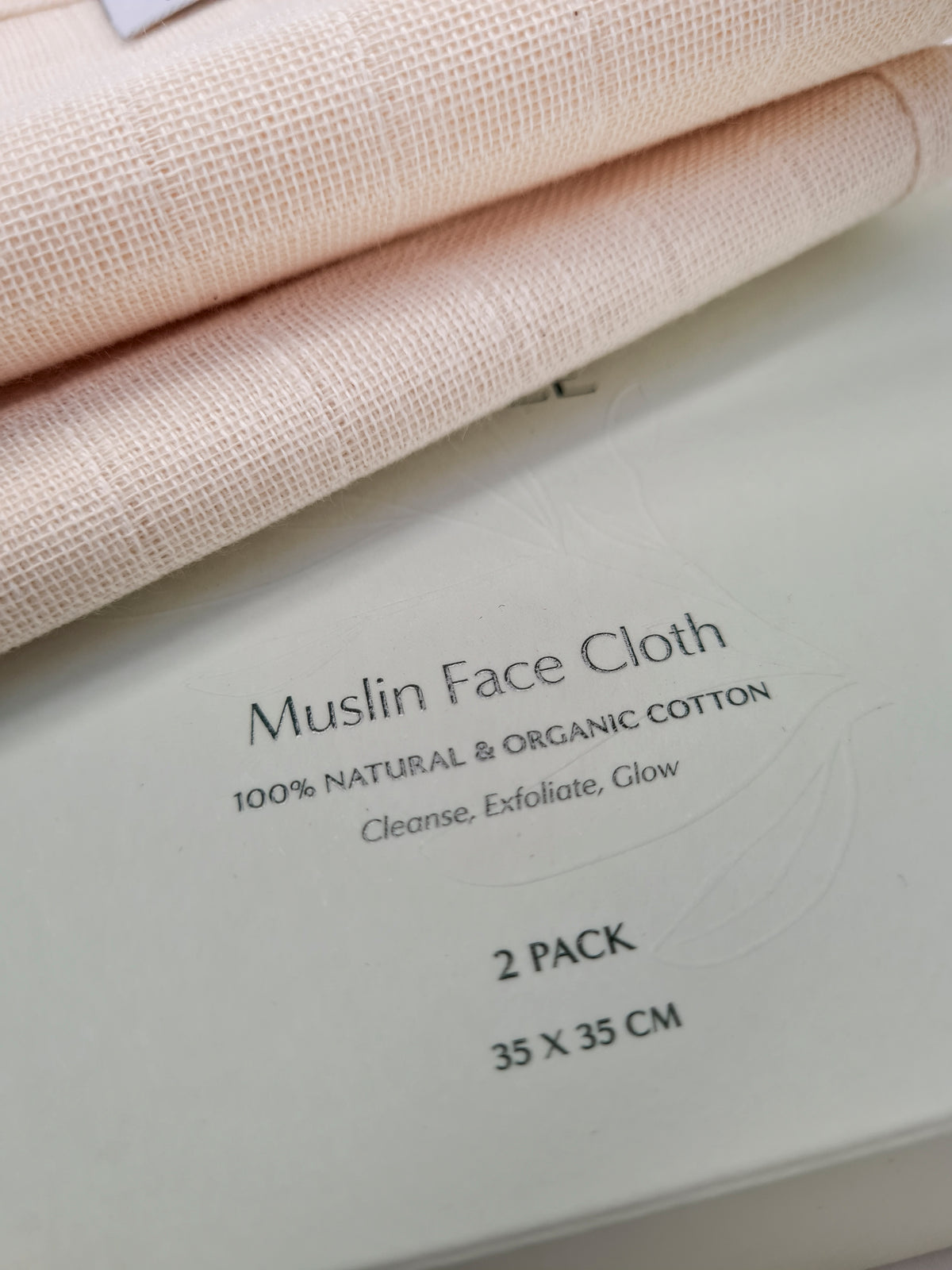 Face Cloth - Organic Muslin Cloth - Set of 2