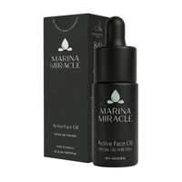 marina miracle active face oil 5ml liten flaske med dropper