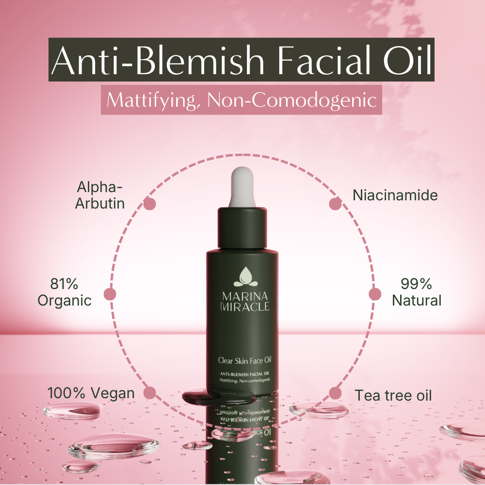 Clear Skin Face Oil - 30 ml (Geranium)