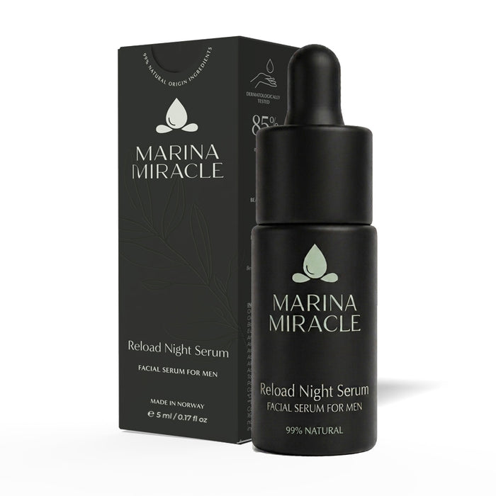 Reload Night Serum er et prisvinnende nattserum for menn og herrer. Nattserumet erstatter nattkrem og gir en effektiv behandling i løpet av natten.
